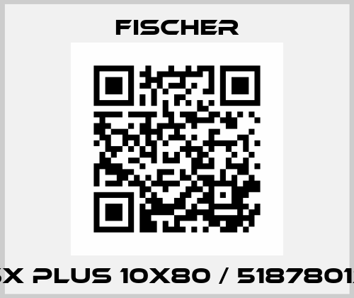 SX Plus 10x80 / 51878013 Fischer