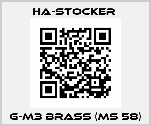 G-M3 brass (MS 58) HA-Stocker 