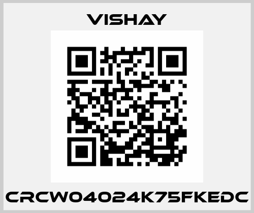 CRCW04024K75FKEDC Vishay