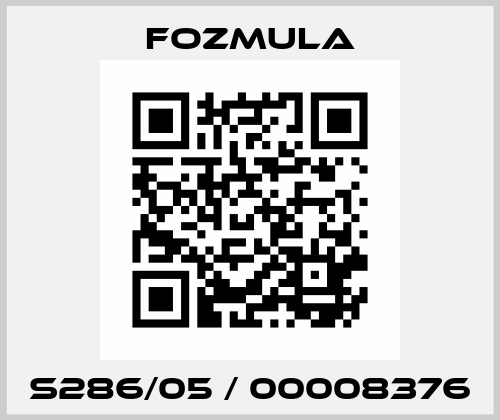 S286/05 / 00008376 Fozmula