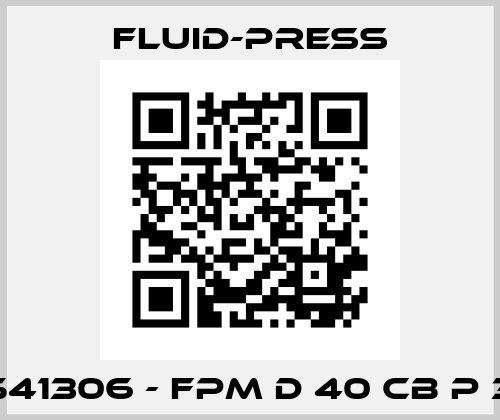 F000541306 - FPM D 40 CB P 3/8 20 Fluid-Press