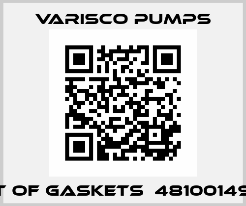 Set of gaskets  4810014965 Varisco pumps