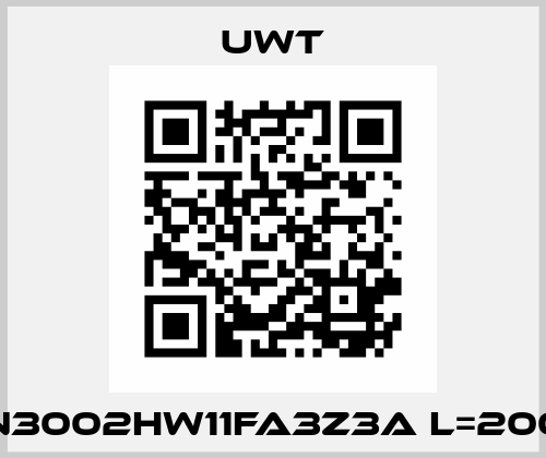 RN3002HW11FA3Z3A L=2000 Uwt