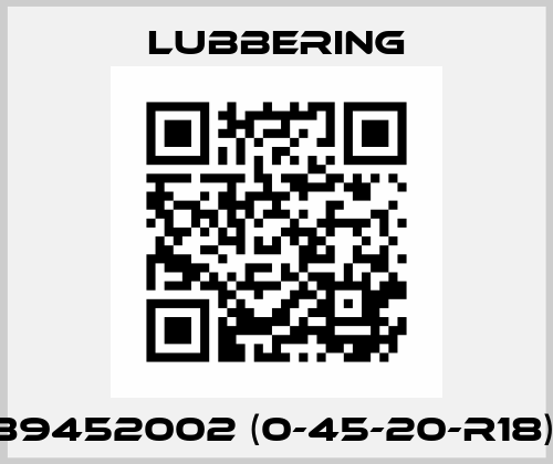 89452002 (0-45-20-R18). Lubbering