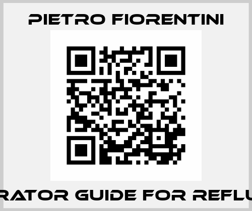 obturator guide for Reflux 819 Pietro Fiorentini