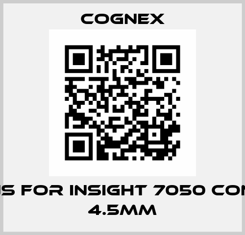 Lens for insight 7050 CONEX 4.5MM Cognex