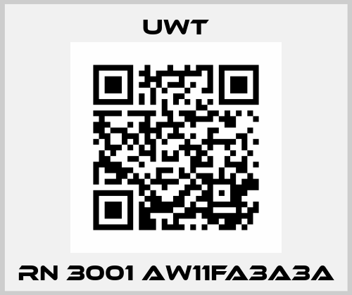 RN 3001 AW11FA3A3A Uwt