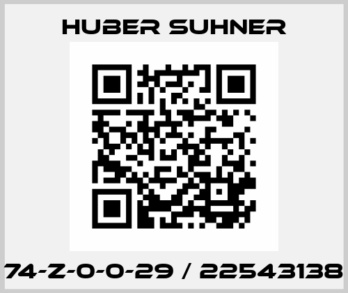 74-Z-0-0-29 / 22543138 Huber Suhner