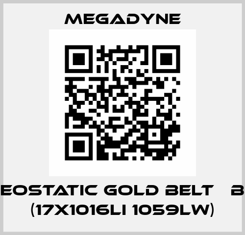 OLEOSTATIC GOLD BELT   B40 (17x1016Li 1059Lw) Megadyne