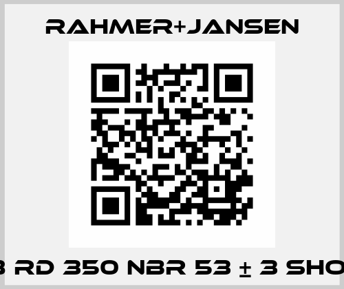 D268 RD 350 NBR 53 ± 3 Shore A Rahmer+Jansen