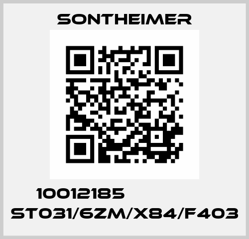 10012185                 ST031/6ZM/X84/F403 Sontheimer