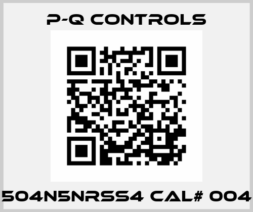 504N5NRSS4 Cal# 004 P-Q Controls