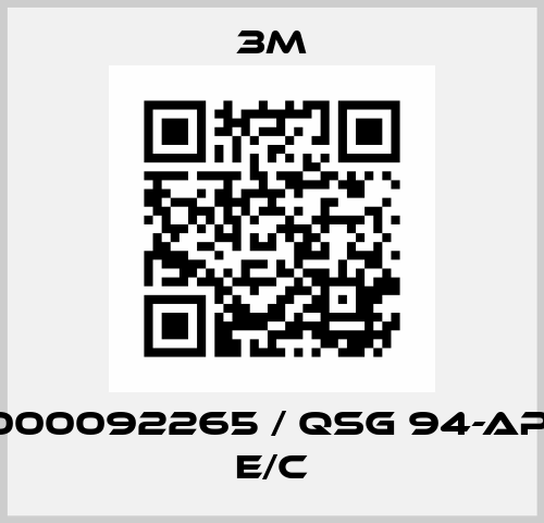 3MI7000092265 / QSG 94-AP 621-1 E/C 3M