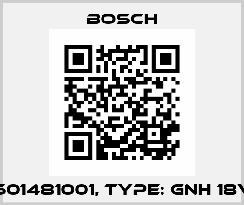 P/N: 0601481001, Type: GNH 18V-64 M Bosch