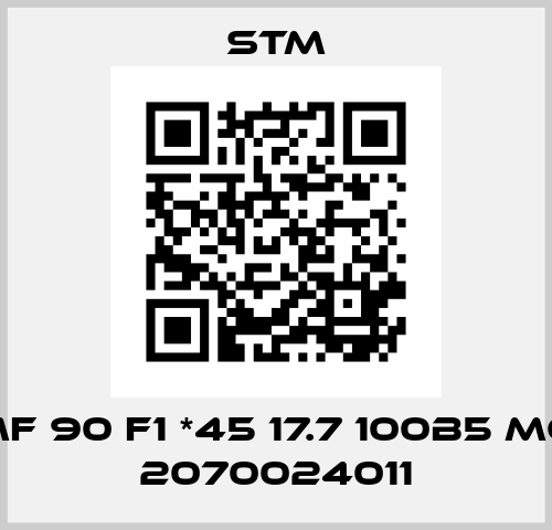 OMF 90 F1 *45 17.7 100B5 M6 /  2070024011 Stm