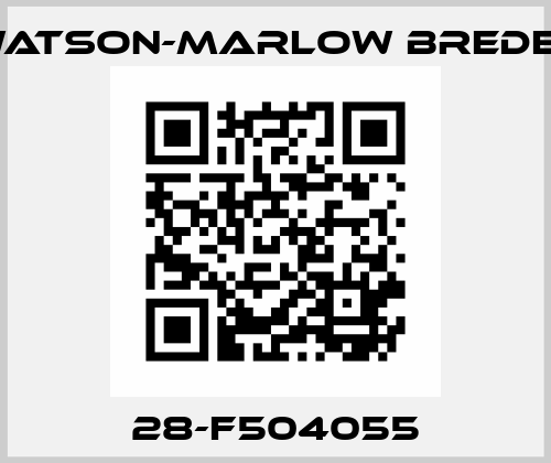 28-F504055 Watson-Marlow Bredel