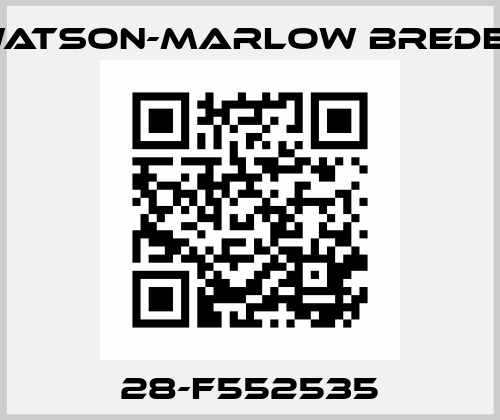 28-F552535 Watson-Marlow Bredel