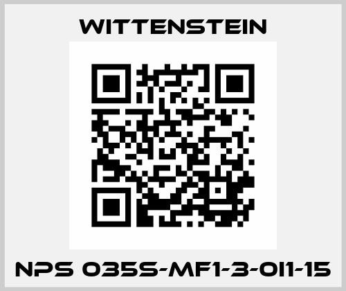 NPS 035S-MF1-3-0I1-15 Wittenstein