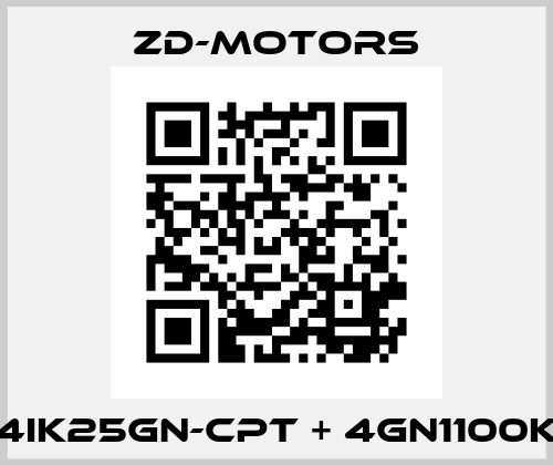 4IK25GN-CPT + 4GN1100K ZD-Motors