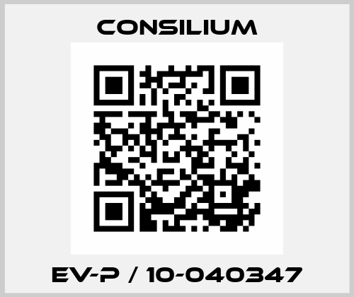 EV-P / 10-040347 Consilium
