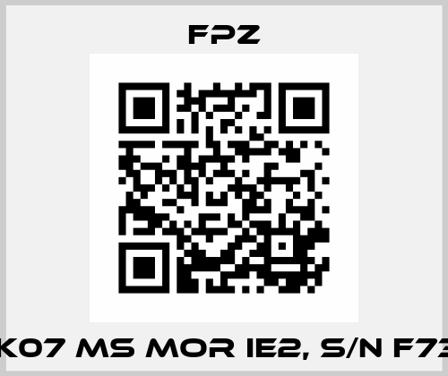 SCL K07 MS MOR IE2, s/n F73897 Fpz