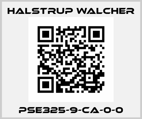 PSE325-9-CA-0-0 Halstrup Walcher