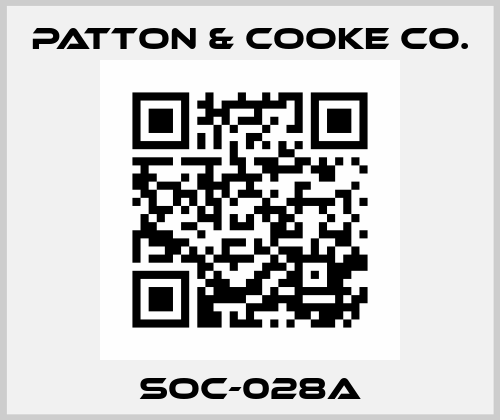 SOC-028A Patton & Cooke Co.