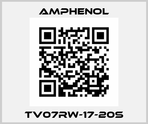 TV07RW-17-20S Amphenol