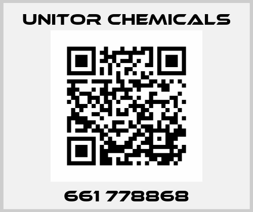 661 778868 Unitor Chemicals