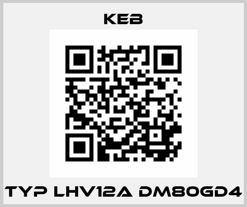 Typ LHV12A DM80GD4 KEB