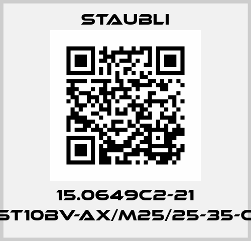 15.0649C2-21 KST10BV-AX/M25/25-35-C2 Staubli