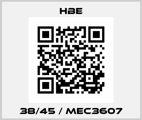 38/45 / MEC3607 HBE