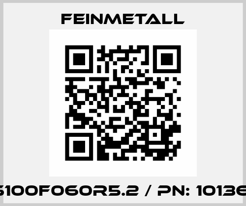 PS100F060R5.2 / PN: 1013618 FEINMETALL
