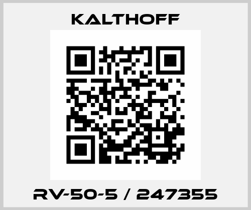 RV-50-5 / 247355 KALTHOFF