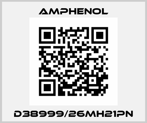 D38999/26MH21PN Amphenol