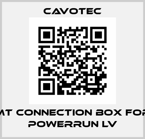 MT Connection Box for PowerRun LV Cavotec