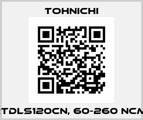 RTDLS120CN, 60-260 Ncm  Tohnichi
