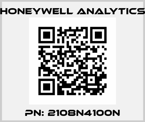 PN: 2108N4100N Honeywell Analytics
