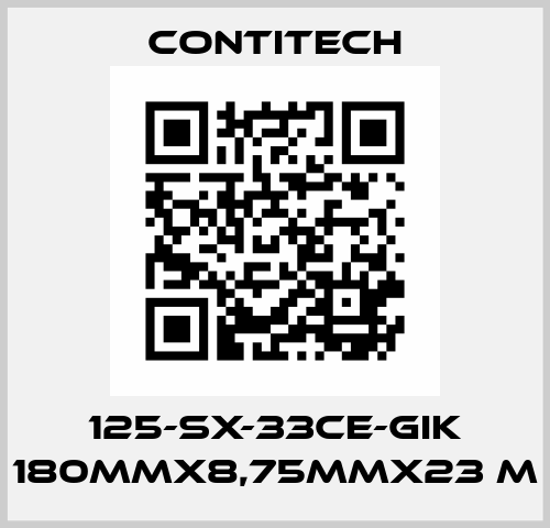125-SX-33CE-GIK 180mmx8,75mmx23 m Contitech