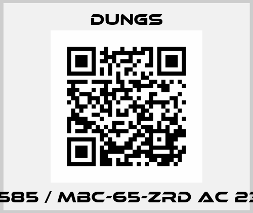 289585 / MBC-65-ZRD AC 230 V Dungs