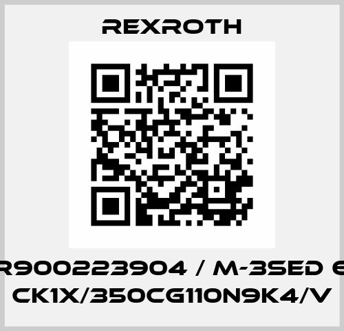 R900223904 / M-3SED 6 CK1X/350CG110N9K4/V Rexroth