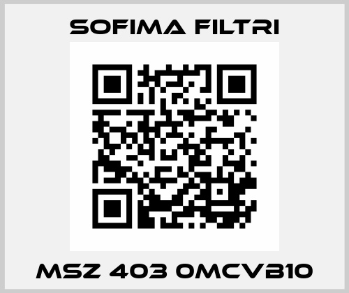 MSZ 403 0MCVB10 Sofima Filtri