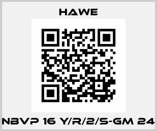 NBVP 16 Y/R/2/S-GM 24 Hawe