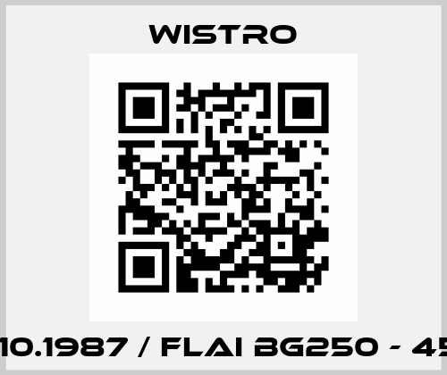 17.10.1987 / FLAI Bg250 - 450 Wistro