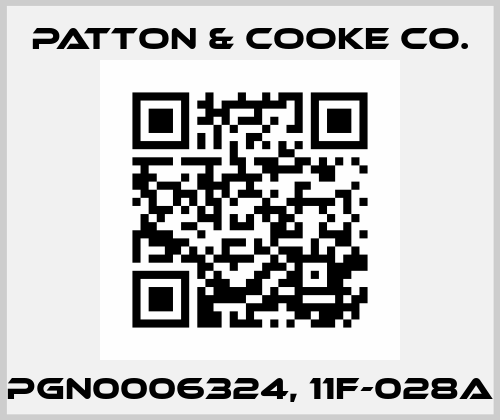 PGN0006324, 11F-028A Patton & Cooke Co.