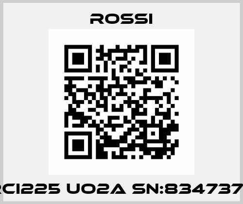 RCI225 UO2A SN:8347375 Rossi