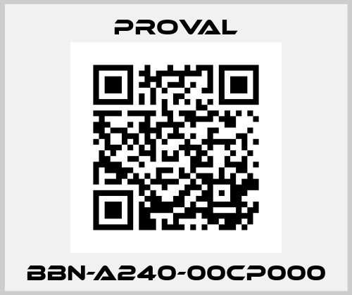 BBN-A240-00CP000 Proval