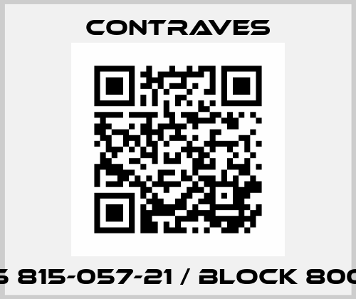 5 815-057-21 / BLOCK 800 Contraves