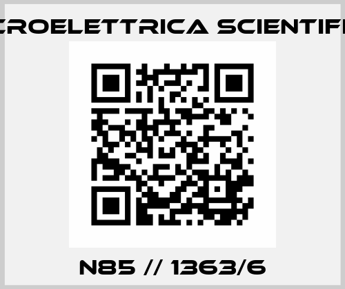 N85 // 1363/6 Microelettrica Scientifica