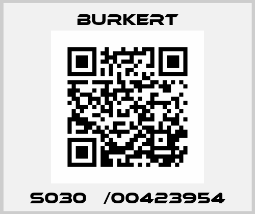 S030   /00423954 Burkert